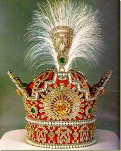 la corona del Sha de Persia
