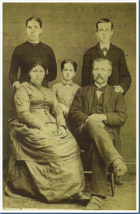 Parents Martha Arvilla Hewitt and John Philip Hevener, children Elsie, Martha Arvilla,James