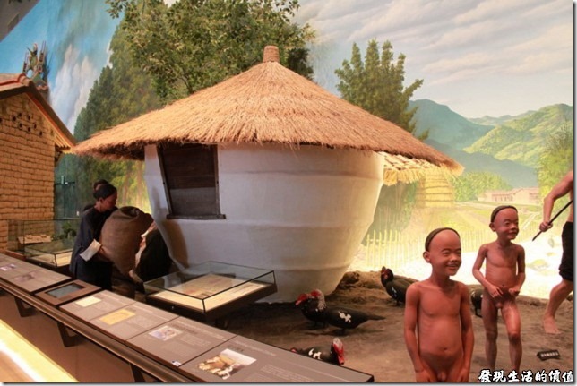 台南-國立台灣歷史博物館。台灣早期的農家生活
