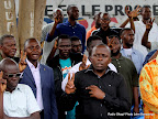  – L’UDPS rendant hommage le 13/09/2010 à Kinshasa,  à  deux de  ses militants tués lors d’une protestation dispersée par la police. Radio Okapi/ Ph. John Bompengo