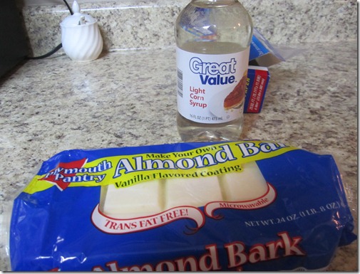 Almond Bark & Corn Syrup for Moldable Chocolate