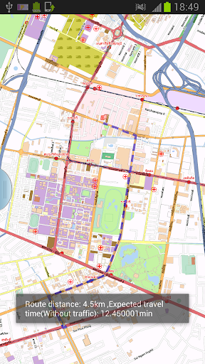 Sydney Offline Map Routing