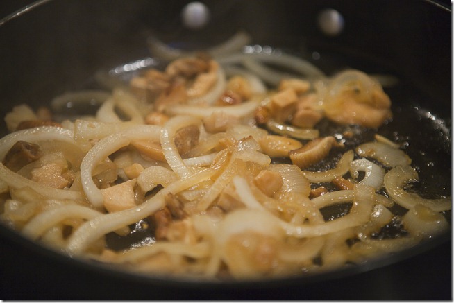 Sauteed Onions Mushrooms and Garlic