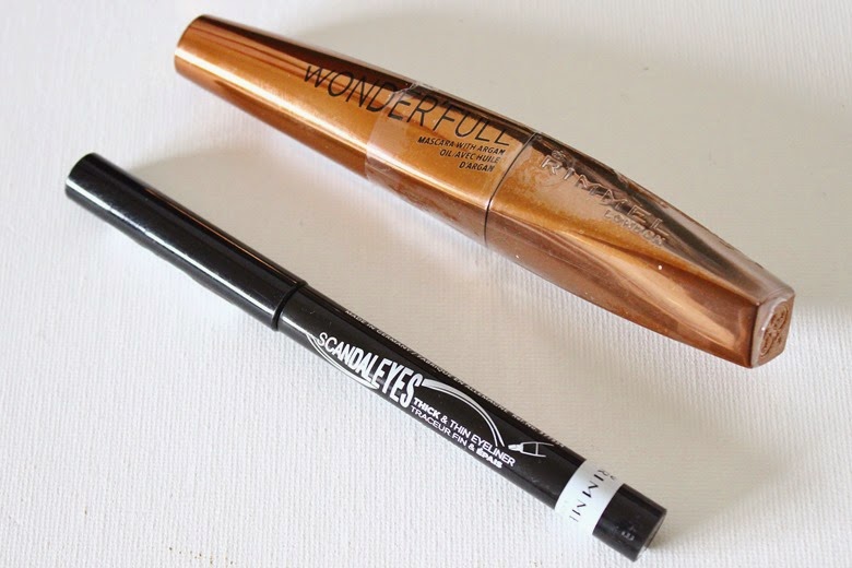 rimmel scandal'eyes mascara thick and thin liner