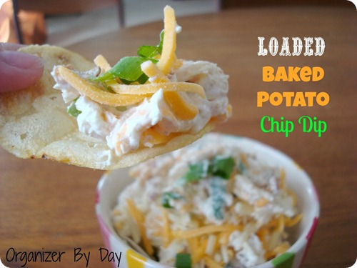 loaded baked potato dip