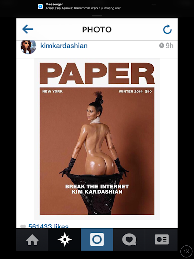 Checkout what Actress Naya Rivera told Kim Kardashian About Her Paper Magazine Cover 3