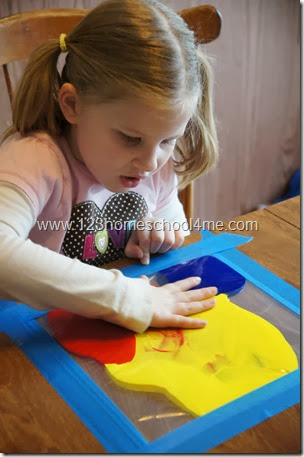 Color mixing without all the mess for preschool and toddlers Color mixing without all the mess for preschool and toddlers