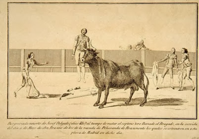 1801 Muerte en el ruedo del torero Pepe Hillo