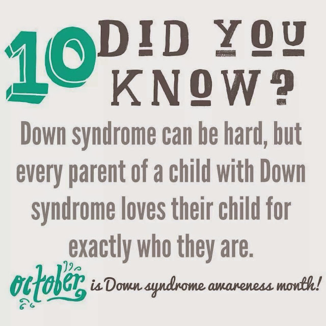 Armed with Oils : Down syndrome fun facts of the day