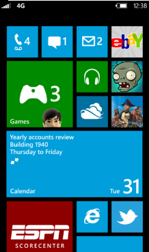 New Start Screen of WP8 and WP7.8