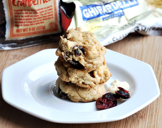 cranberry white chocolate chip cookies 143
