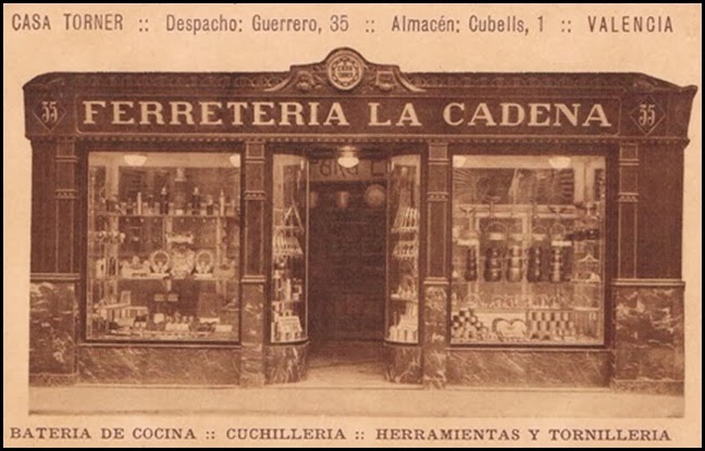 Ferretería La Cadena, 1934