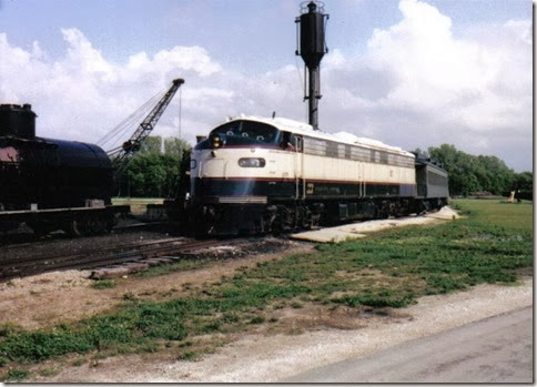 Burlington Northern E9AM BN-3 at the Illinois Railway Museum on May 23, 2004