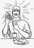 ultima cena jesus colorear e (4)
