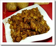 TRADITIONAL CHICKEN AND POTATO DRY FRY
