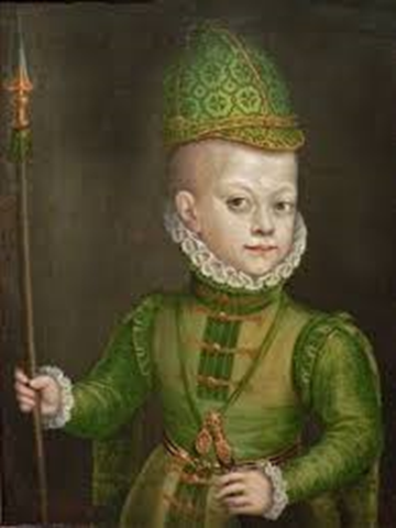 Felipe III. Hijo de Ana y Felipe II, a la edad de 2 años.