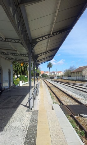 Estação de trem em Malveira