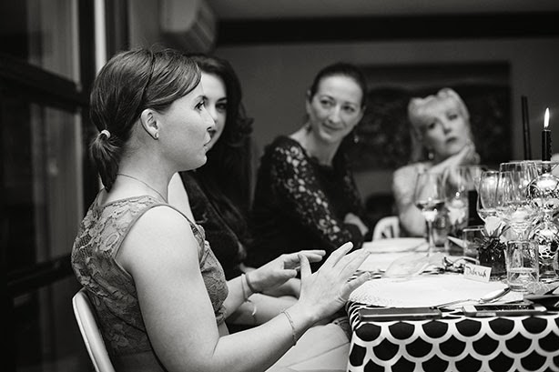 Deb reveals that she had a Thai RItual Exorcism during her nine years studying Thai Tatooing for her PhD. HerCanberraDinner140.jpg
