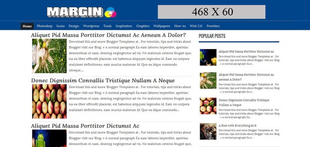 margin-blogger-template
