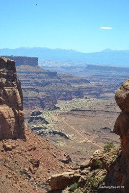 White Rim Trail - on the top of the canyon