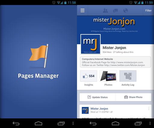 Facebook Pages Manager for Android 3