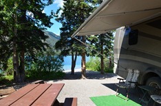 campsite 14 at Muncho Lake