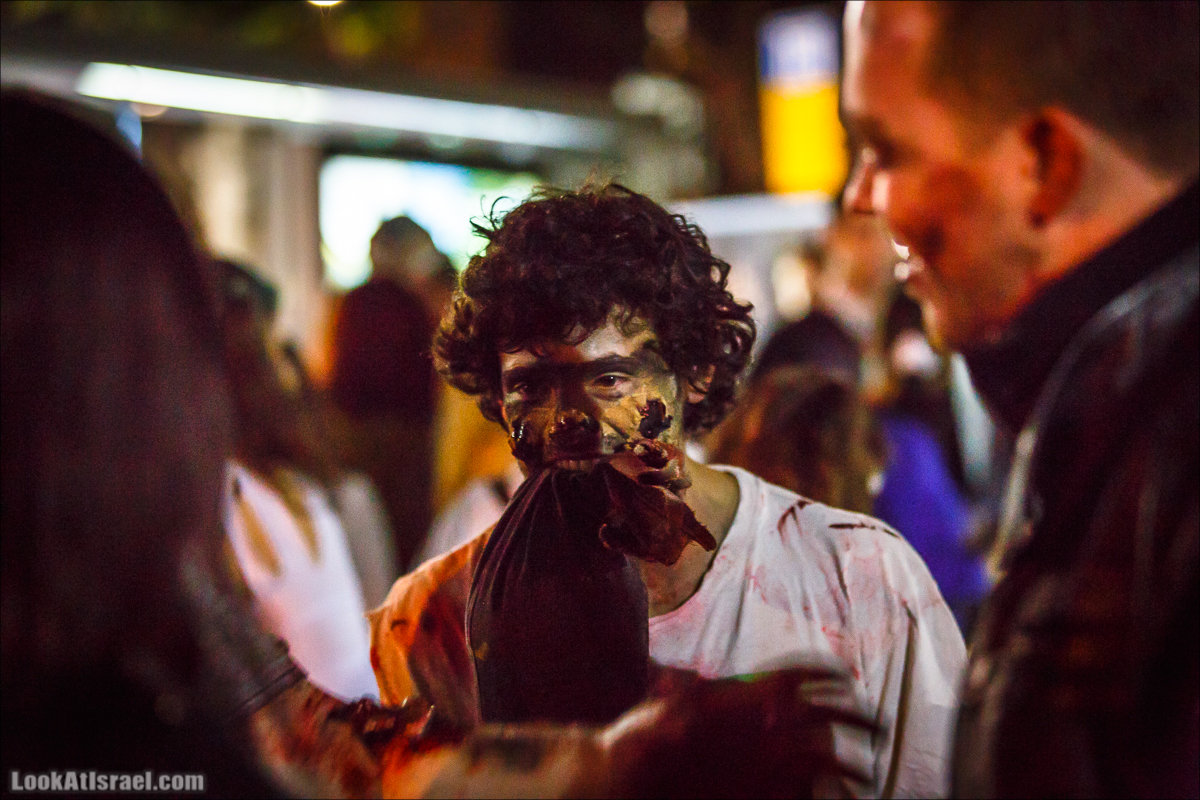 LookAtIsrael.com - Парад зомби в Тель Авиве | Zombie walk TLV, Tel Aviv 2015 |  מצעד זומבים בתל אביב, צעדת הזומבים, זומבי ווק