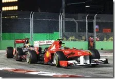 Massa precede Hamilton nel gran premio di Singapore 2011