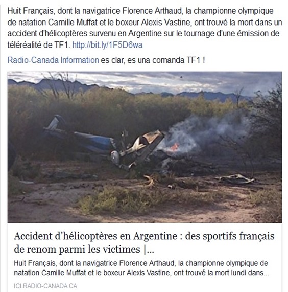 Catastròfa TF1 en Argentina