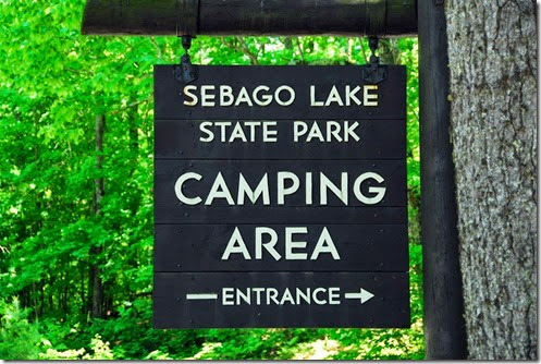 Sebago Lake Sign