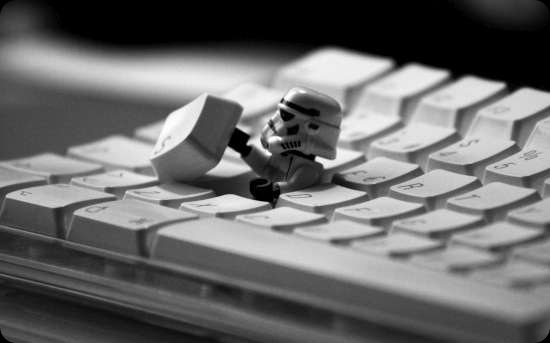 cool star wars keyboard storm trooper lego