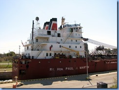 8172 Port Colborne - Lock 8 Gateway Park - RT HON PAUL J MARTIN self unloading lake freighter