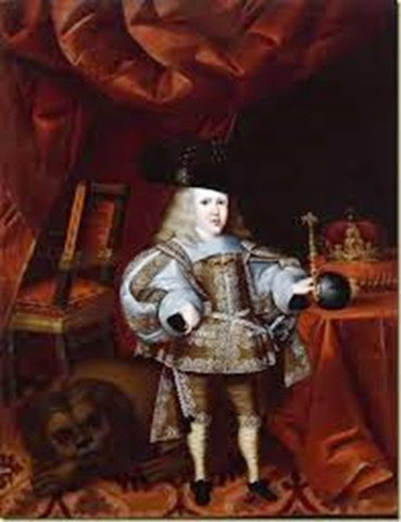 Carlos II de Austria rey de España 1661 a 1700