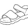 Beach Sandals Coloring Page - Download Beach Coloring Pages / Free printable sandals coloring pages and download free sandals coloring pages along with coloring pages for other activities and coloring sheets.
