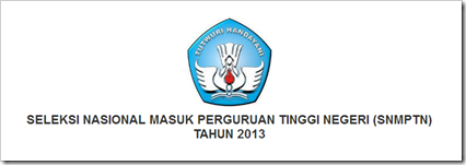 website resmi ptn se indonesia tahun 2013