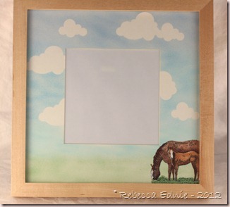horse gift frame