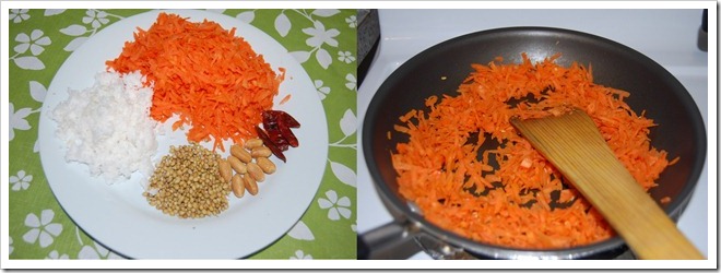Carrot chutney Process