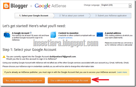 Use a different or new Google Account