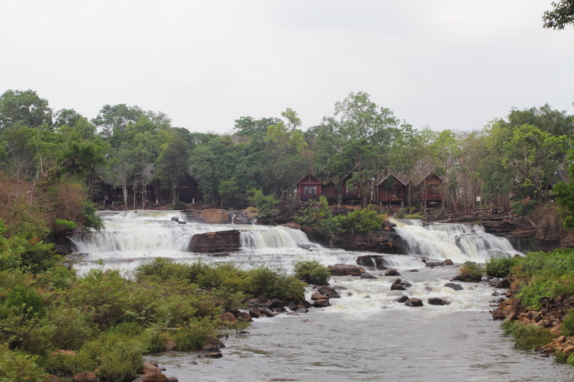 The Beautiful Waterfall at Tad Lo, Bolavan Plateau, Laos