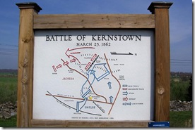Battle of Kernstown Map grouped with state marker A-9 