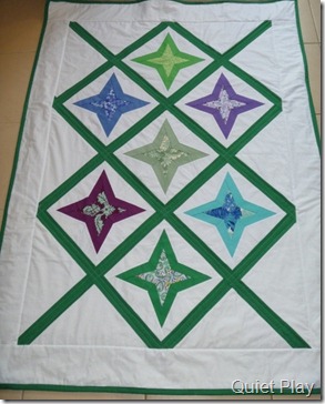 Diamond star quilt