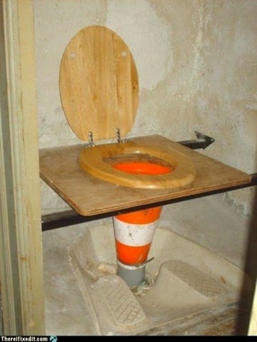hazard toilet