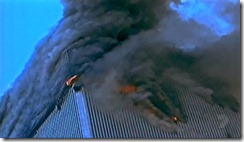 Path to 911 Part 2 WTC Tower 2 Flames