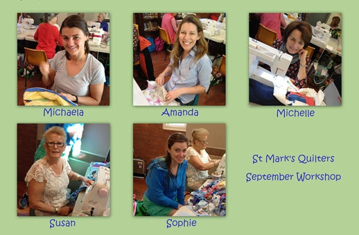 St Marks Quilters Sept 2013