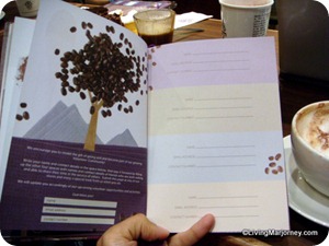 2013 Coffee Bean & Tea Leaf (CBTL) Giving Journal