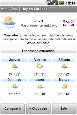 【免費天氣App】miniClima Córdoba-APP點子