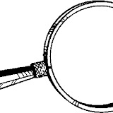 MAGNIFYING GLASS COLORING PAGES