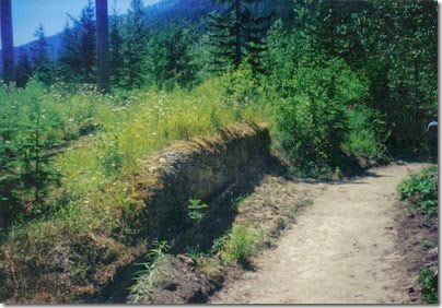 Rotary Shed Foundation at Wellington on the Iron Goat Trail in 2000