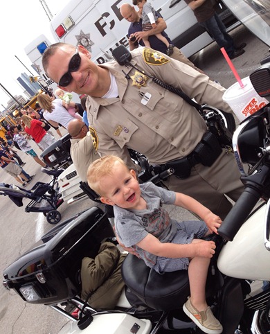 Ryan on police motorcycle (1 of 1)
