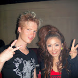 matt and rena at SEF in roppongi in Roppongi, Japan 